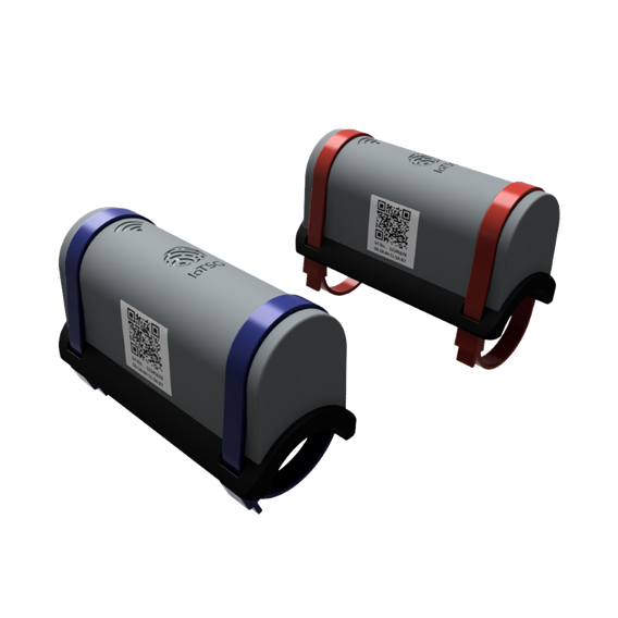 COSIE Legionella Hub and clamp-on sensors